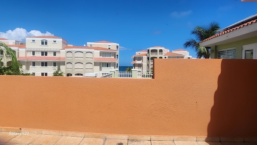open terrace - some have added an additional  room to the terrace