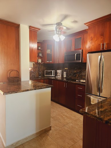 functional and well equipped kitchen