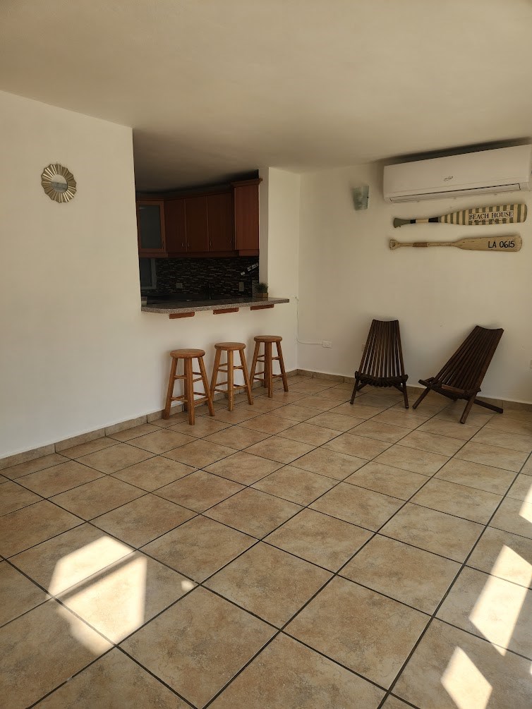 living /dining combo with easy access to the kitchen area