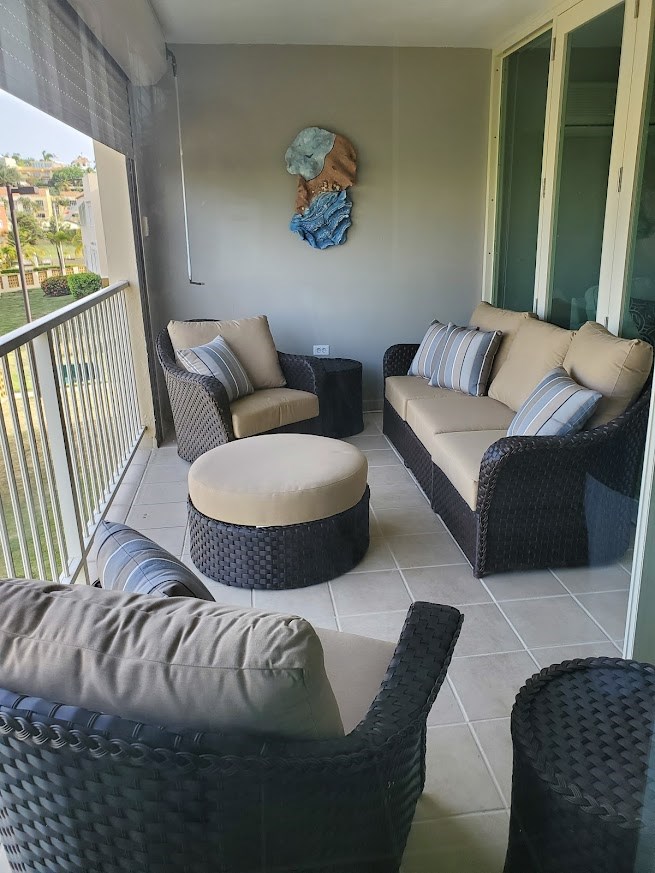 terrace - unit has storm shutters